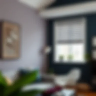 Mini blinds complementing interior design trends