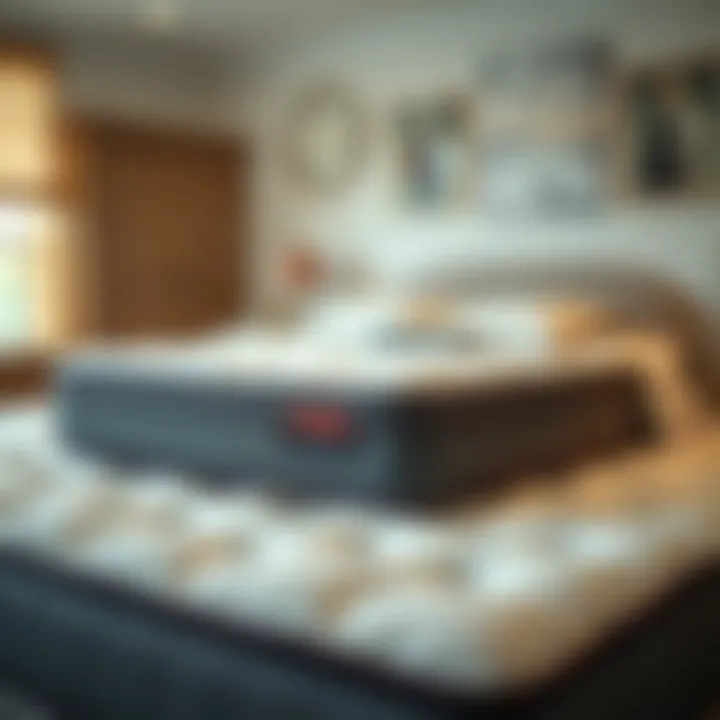 Illustration of proper mattress care and maintenance techniques.