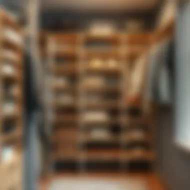 Easy installation of closet shelving with tools