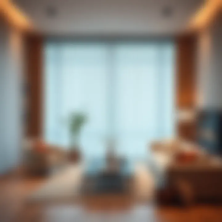 Elegant Living Room with Vertical Blinds Elegant living room featuring Amazon vertical blinds