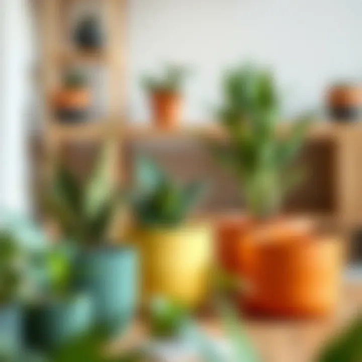 Sustainable plant grow pots made from eco-friendly materials