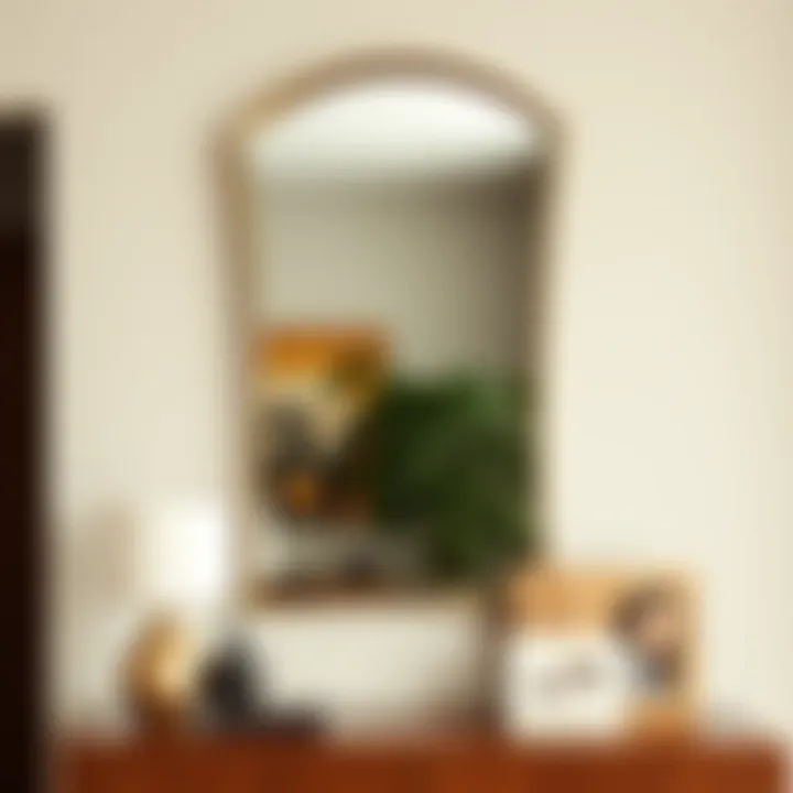 Stylish Asymmetrical Mirror Design Stylish asymmetrical mirror showcasing unique design