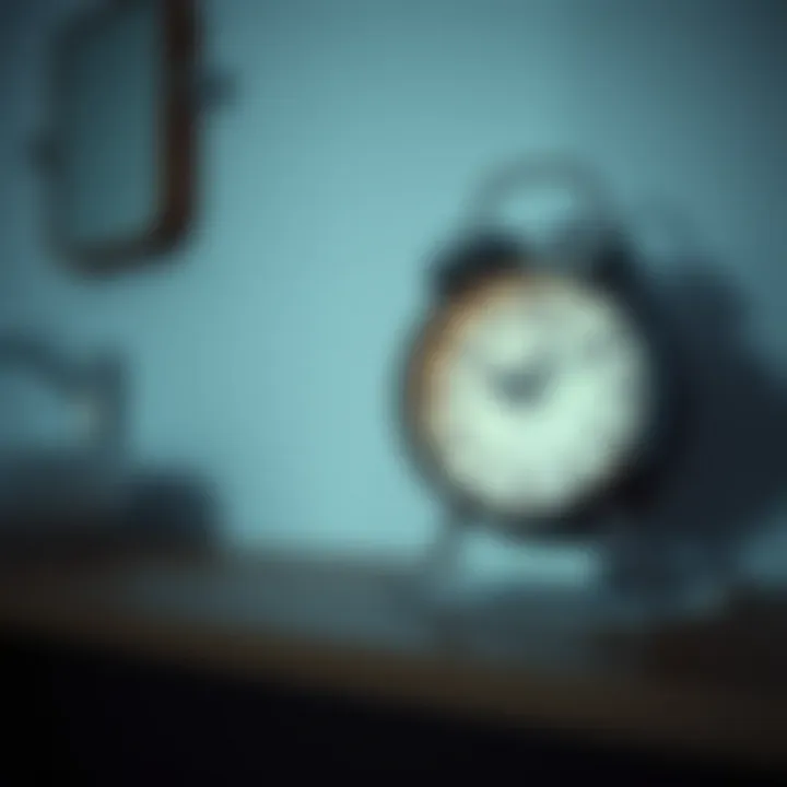 Stylish battery-operated clock on a bathroom shelf