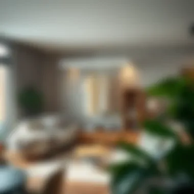 Innovative Living Room Drying System An innovative clothes drying system integrated into a living room.