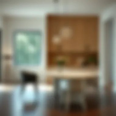 Modern minimalist dining chair design