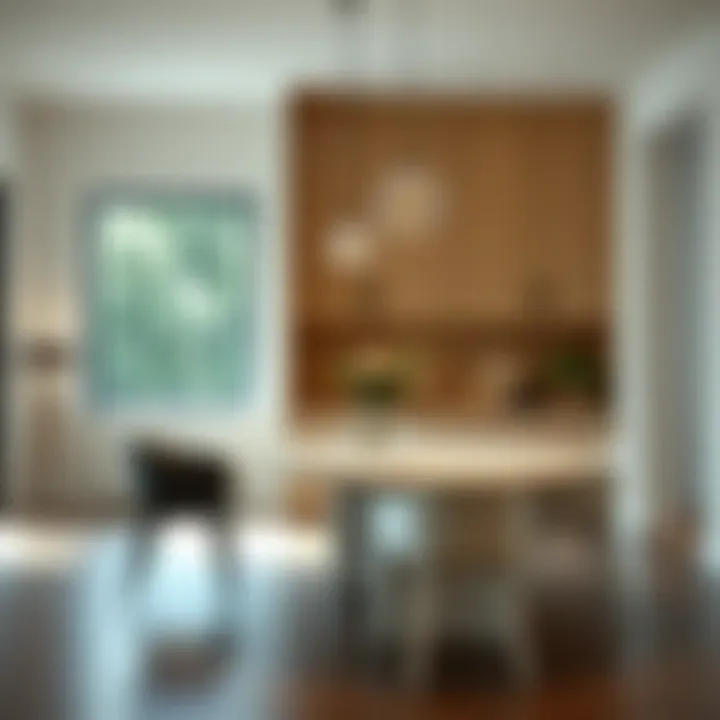 Modern minimalist dining chair design