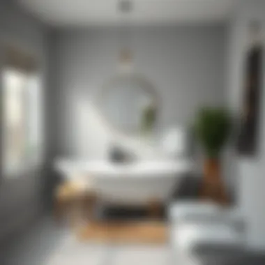 Trendy bathroom decor ideas illustrating modern design