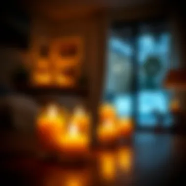 Creating Ambiance with Big Tea Light Candles Big tea light candles illuminating a cozy indoor setting with warm ambiance