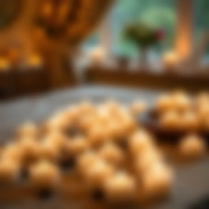 Versatile Uses of Big Tea Light Candles in Decor An array of big tea light candles arranged for a festive event, highlighting their versatility