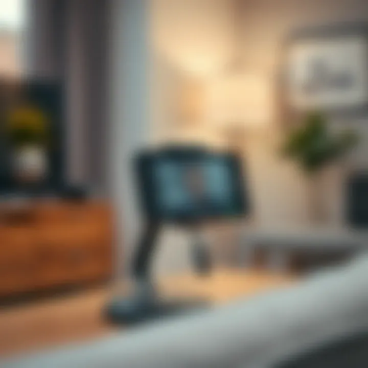 Ergonomic Design for Better Viewing Experience An ergonomic phone holder positioned for optimal viewing