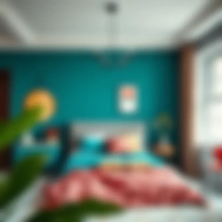 Mood Board: Understanding Color Psychology in Bedroom Design Mood board illustrating color psychology in bedroom design