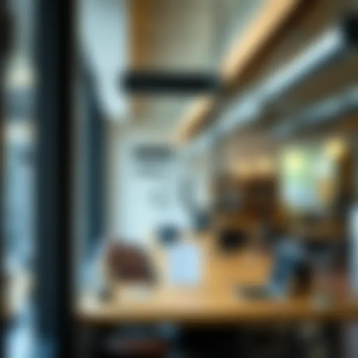 Heavy-duty hooks installed in a commercial setting