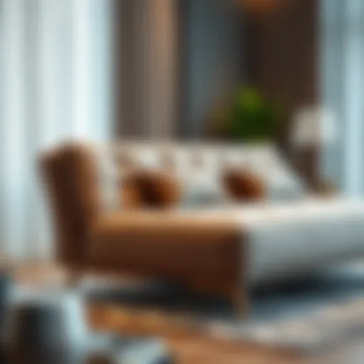 Luxurious Memory Foam Futon Luxurious memory foam futon with elegant fabric