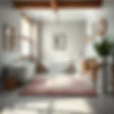 Elegant Bathroom Rug in Stylish Decor Elegant bathroom rug in stylish decor