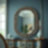 Intricate Frame Design Elegant dressing table mirror with intricate frame design