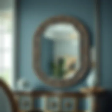 Intricate Frame Design Elegant dressing table mirror with intricate frame design