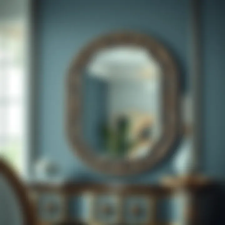 Intricate Frame Design Elegant dressing table mirror with intricate frame design