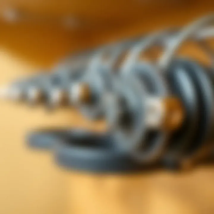 Close-up of high-quality materials used in shoe rack hardware