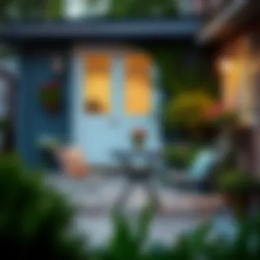 Charming patio scene showcasing the stylish design of the Cosco Set