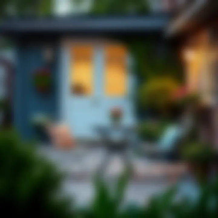 Charming patio scene showcasing the stylish design of the Cosco Set