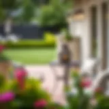 Elegant outdoor setting featuring the Cosco Bistro Set