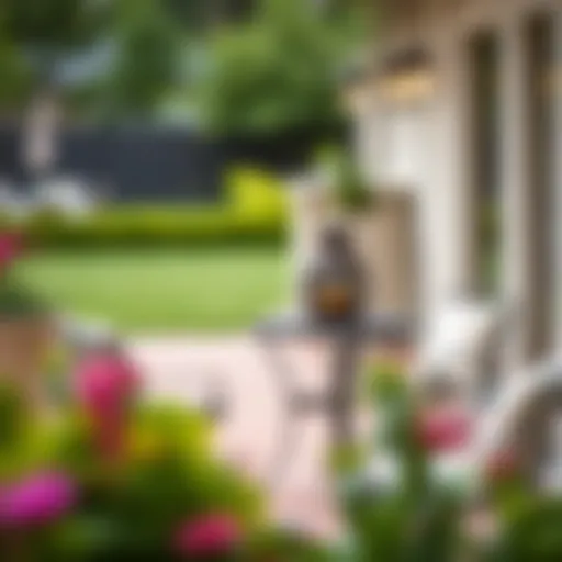 Elegant outdoor setting featuring the Cosco Bistro Set