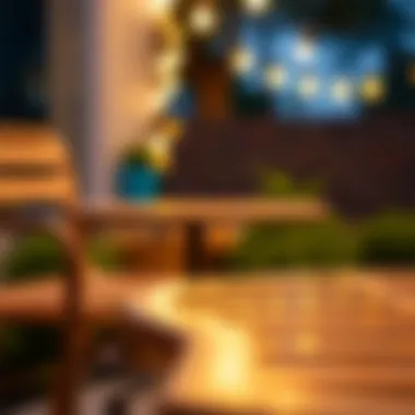 Close-up of the durable materials used in the Cosco Bistro Set