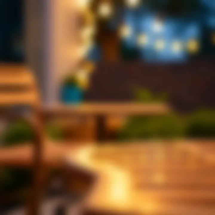 Close-up of the durable materials used in the Cosco Bistro Set