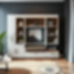 Sleek cube bookshelf integrated with a comfortable bench