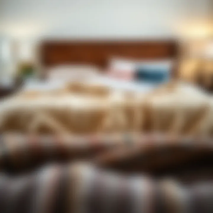 Exploring Bedspread Fabric Options Different fabric choices for bedspreads displayed.