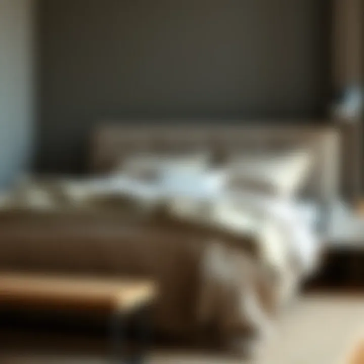 Layering Techniques for a Stylish Bed Stylish queen bed with layered bedding.