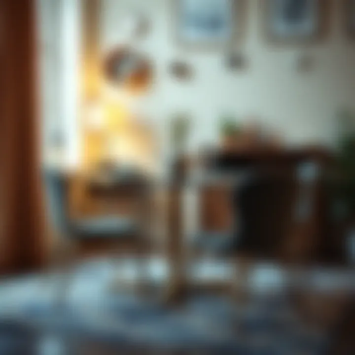 Compact dining set ideal for small spaces