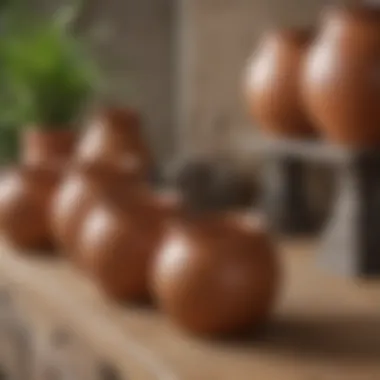 A comparison of various earthenware pots in terms of eco-friendliness and material properties.