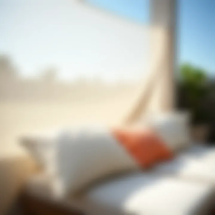 Optimal Drying of Cushions Under Natural Light Drying outdoor cushions in the sun