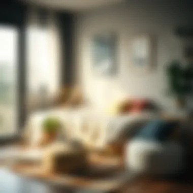 Creating a Cozy Atmosphere in Your Dorm Cozy dorm room setup with stylish furnishings