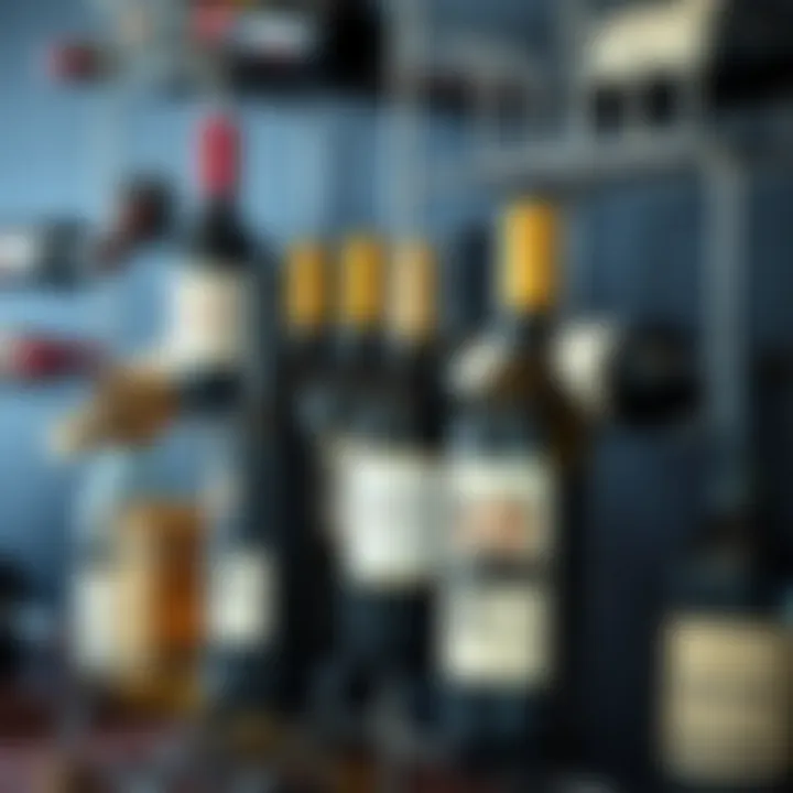Various affordable metal wine racks displayed together