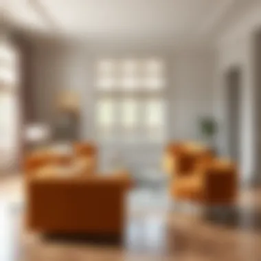 Chic Living Space with Affordable Sofa Chairs Stylish arrangement of sofa chairs in a living space