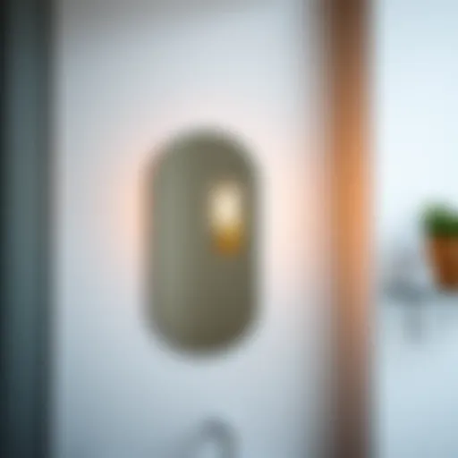 Elegant wall-mounted bathroom light fixture in contemporary design