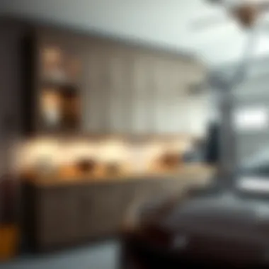 Elegant garage cabinet design that enhances overall aesthetics