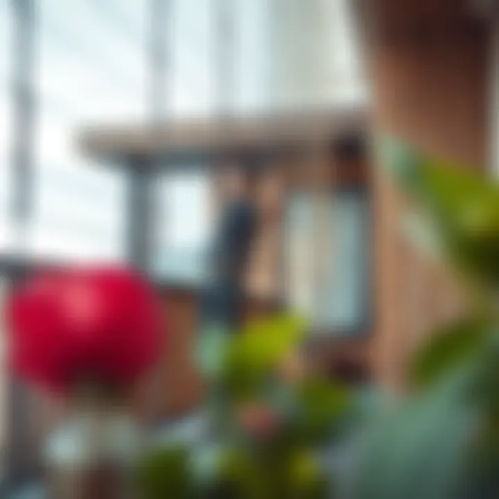 Installing Clear Mesh Netting for Safety and Style Installation of clear mesh netting being carried out on a balcony.