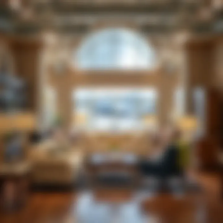 Showroom display at Collins Furniture in Minot