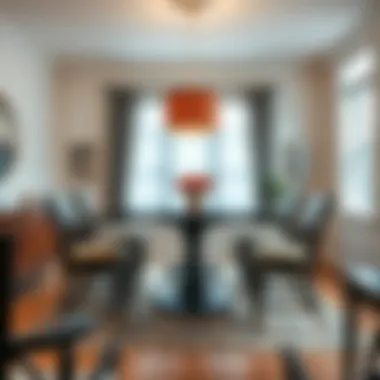 Cozy Atmosphere with Counter Height Dining Table for Six Cozy dining area featuring a counter height table for six