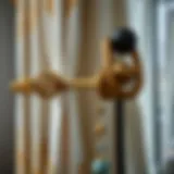 Diverse Designs of Curtain Holders Elegant curtain holders showcasing various designs and materials