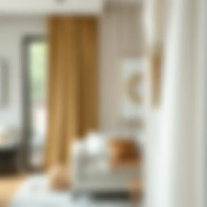 Chic Clips Enhancing Interior Aesthetics Stylish clips holding curtains in a modern living space