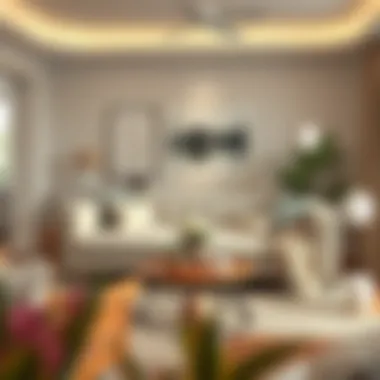 Chic Living Room Daybed Elegant daybed design in a modern living room