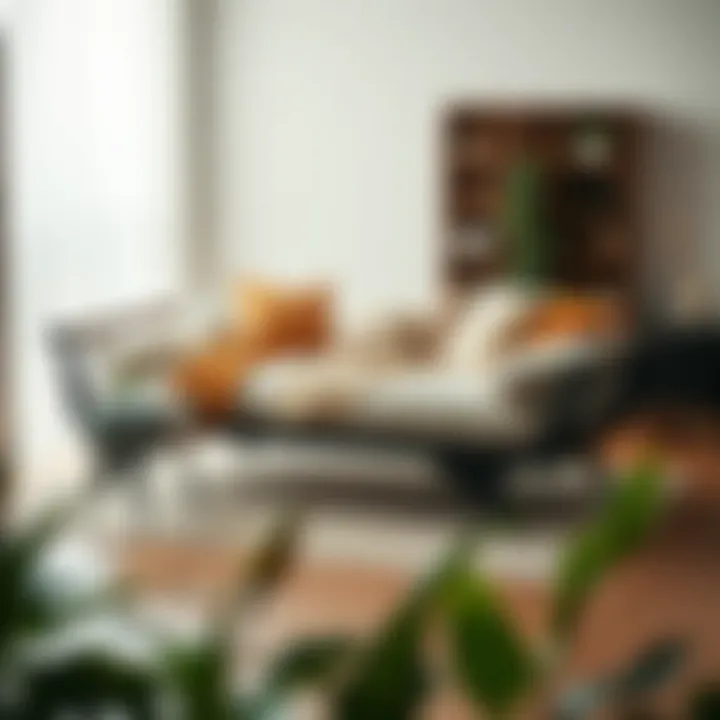 Comfortable Layered Daybed Daybed with layered textiles for comfort