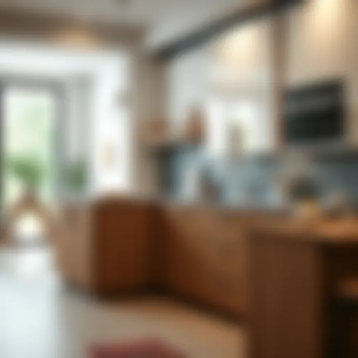 Integration of 6-Inch Base Cabinet in Kitchen Stylish 6-inch base cabinet integrated in a contemporary kitchen