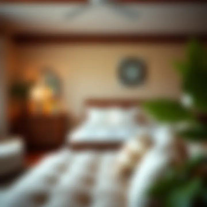 Cozy bedroom with budget-friendly furnishings