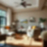 A stylish living room showcasing discount furniture options