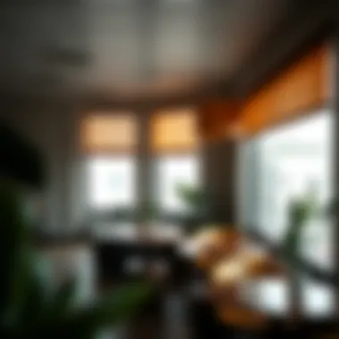 Suction Cup Window Shades in Commercial Settings Commercial space featuring suction cup window shades